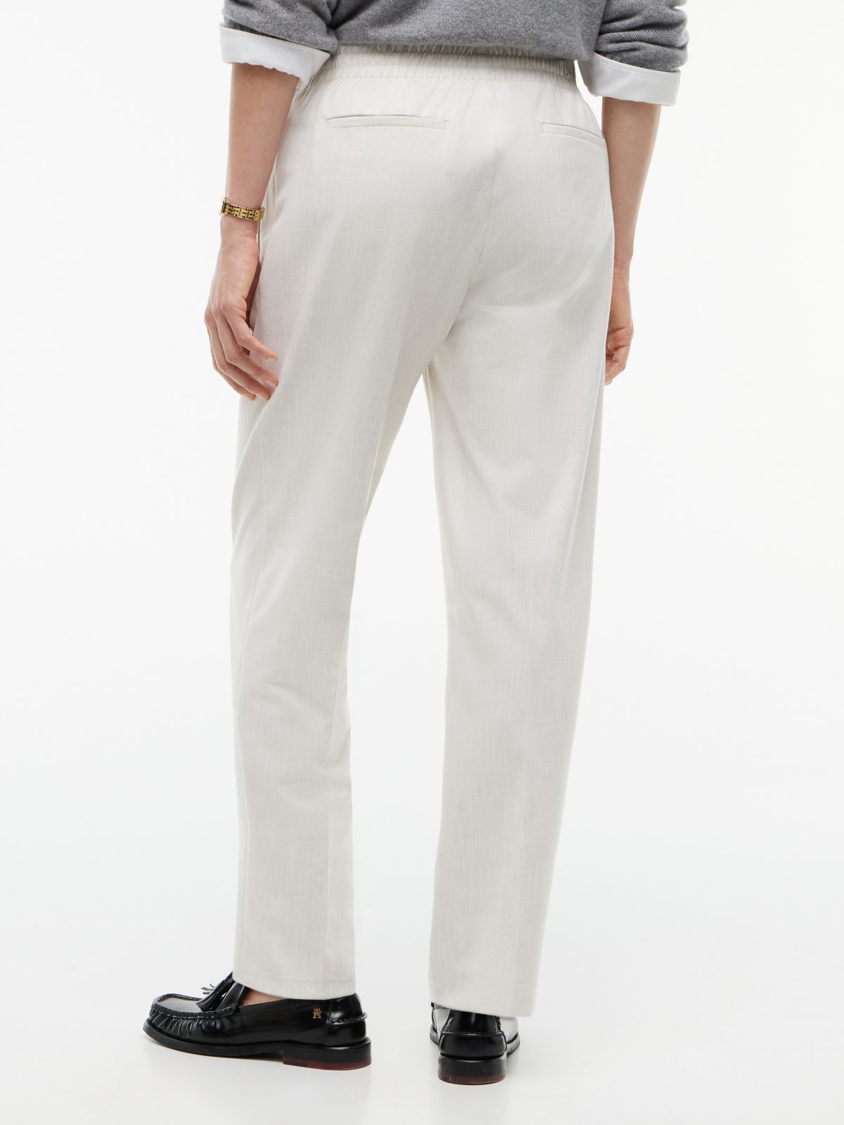 Tapered Drawstring Jogger Pant — Newsprint