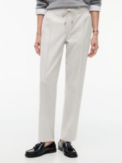Tapered Drawstring Jogger Pant — Newsprint 1