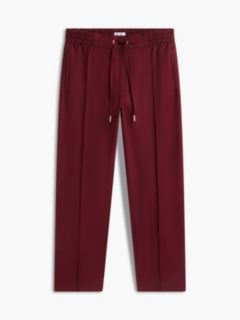 Tapered Drawstring Jogger Pant — Dark Red Header 5