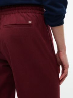 Tapered Drawstring Jogger Pant — Dark Red Header 3