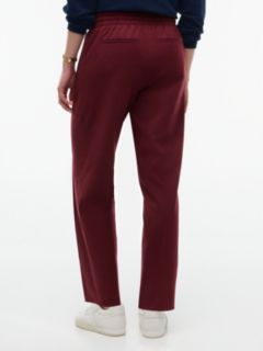Tapered Drawstring Jogger Pant — Dark Red Header 4