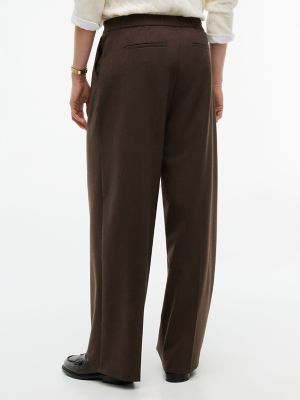 Женские брюки Tommy Hilfiger Stretch-Waist Wide Leg Pant, цвет: Коричневый меланжевый — фото 4