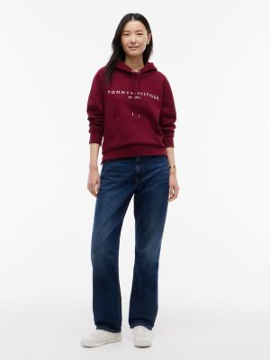 Женские худи Tommy Hilfiger Tommy Logo Fleece — фото 2