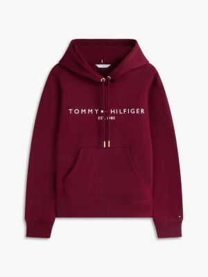 Женские худи Tommy Hilfiger Tommy Logo Fleece — фото 5