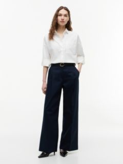 Relaxed Fit Cotton Shirt — Optic White 2