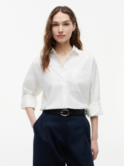 Женские рубашки Tommy Hilfiger Relaxed Fit Cotton Shirt