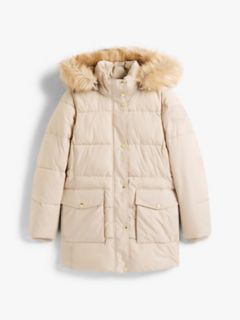 Hooded Puffer Coat — Classic Beige 7