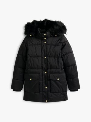 Женские куртки Tommy Hilfiger Hooded Puffer Coat — фото 7
