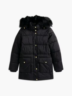 Hooded Puffer Coat — Black 9