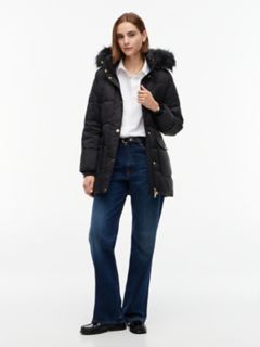 Hooded Puffer Coat — Black 2