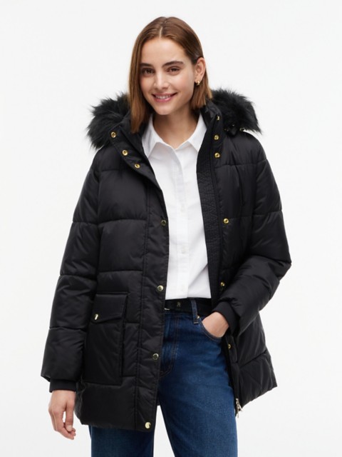 Женские куртки Tommy Hilfiger Hooded Puffer Coat