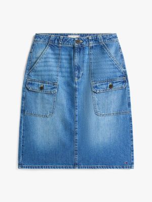 Denim Midi Utility Skirt | Tommy Hilfiger USA
