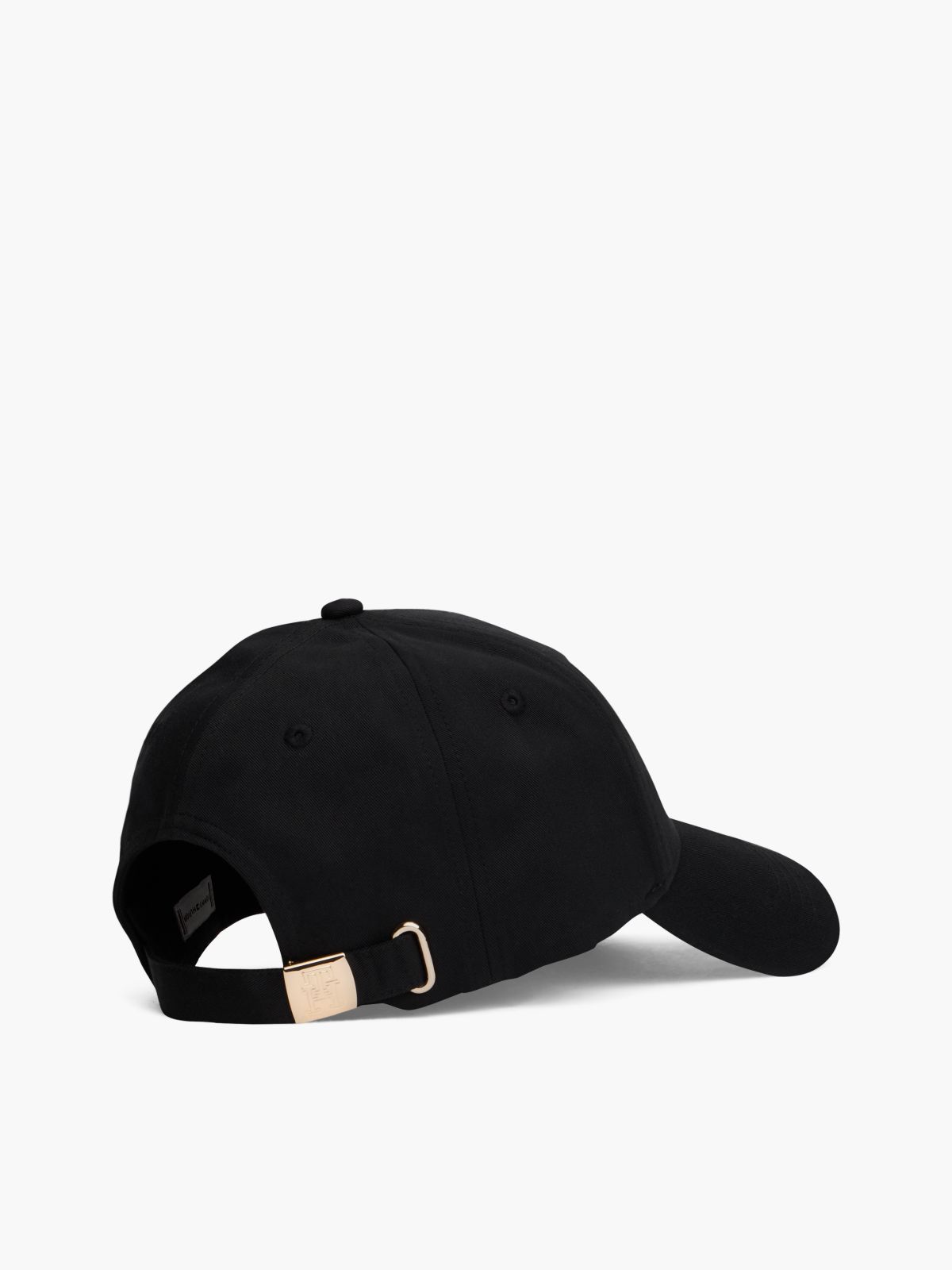 Monogram Logo Baseball Cap — Black