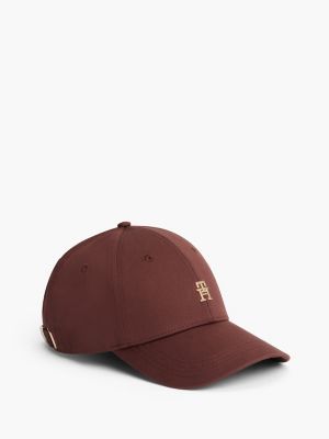 Monogram Logo Baseball Cap, Pure Brown