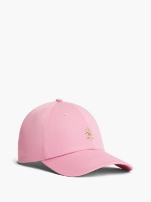 Monogram Logo Baseball Cap, Mystic Pink