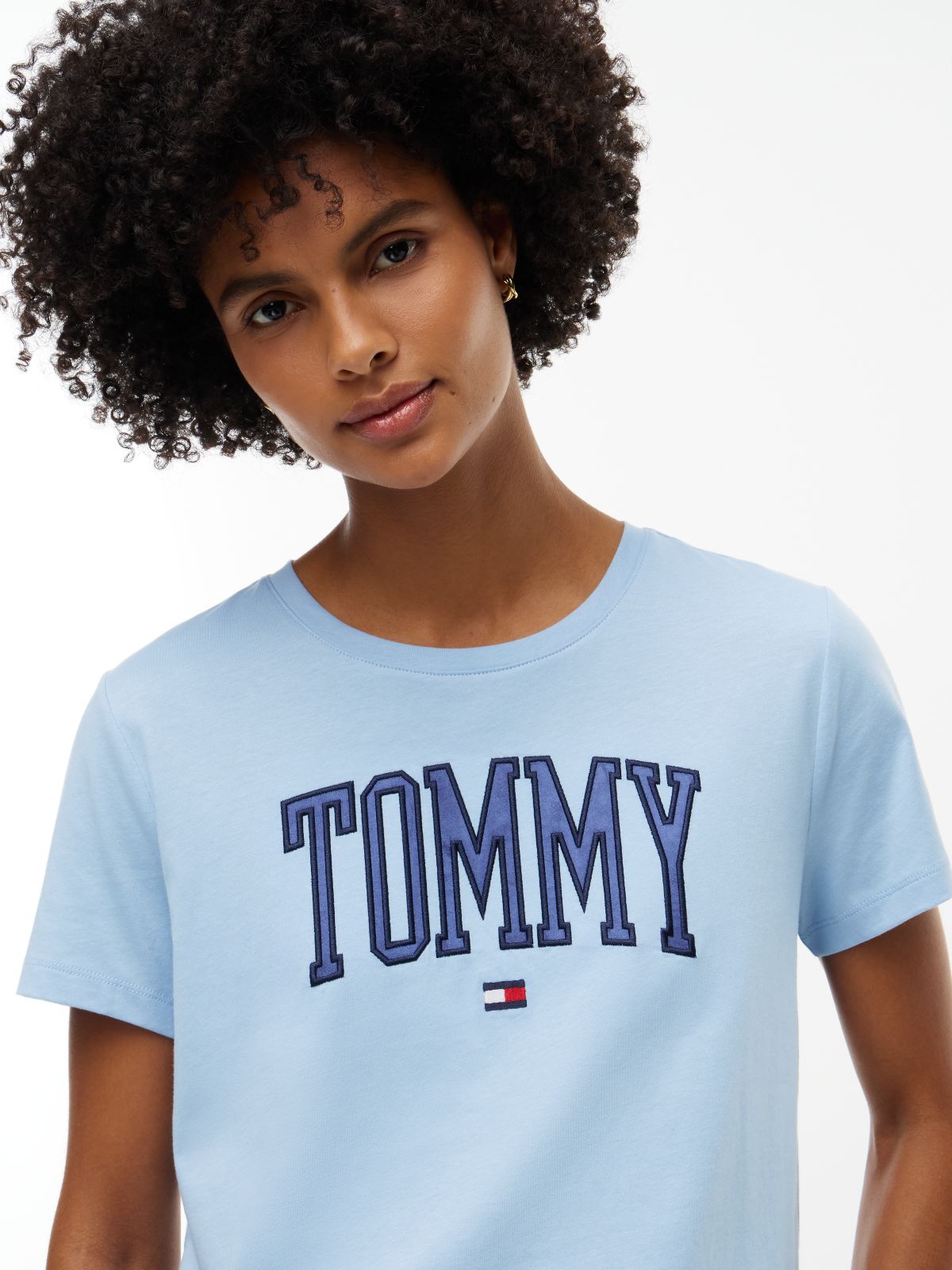 Varsity Tommy Logo T-Shirt — Blue