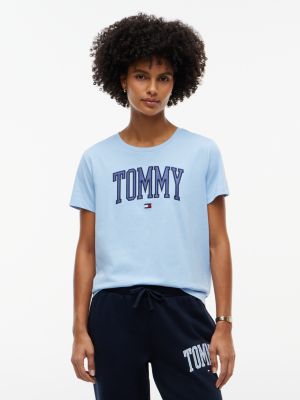 Varsity Tommy Logo T-Shirt, Blue