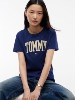 Varsity Tommy Logo T-Shirt — Preppy Navy 3