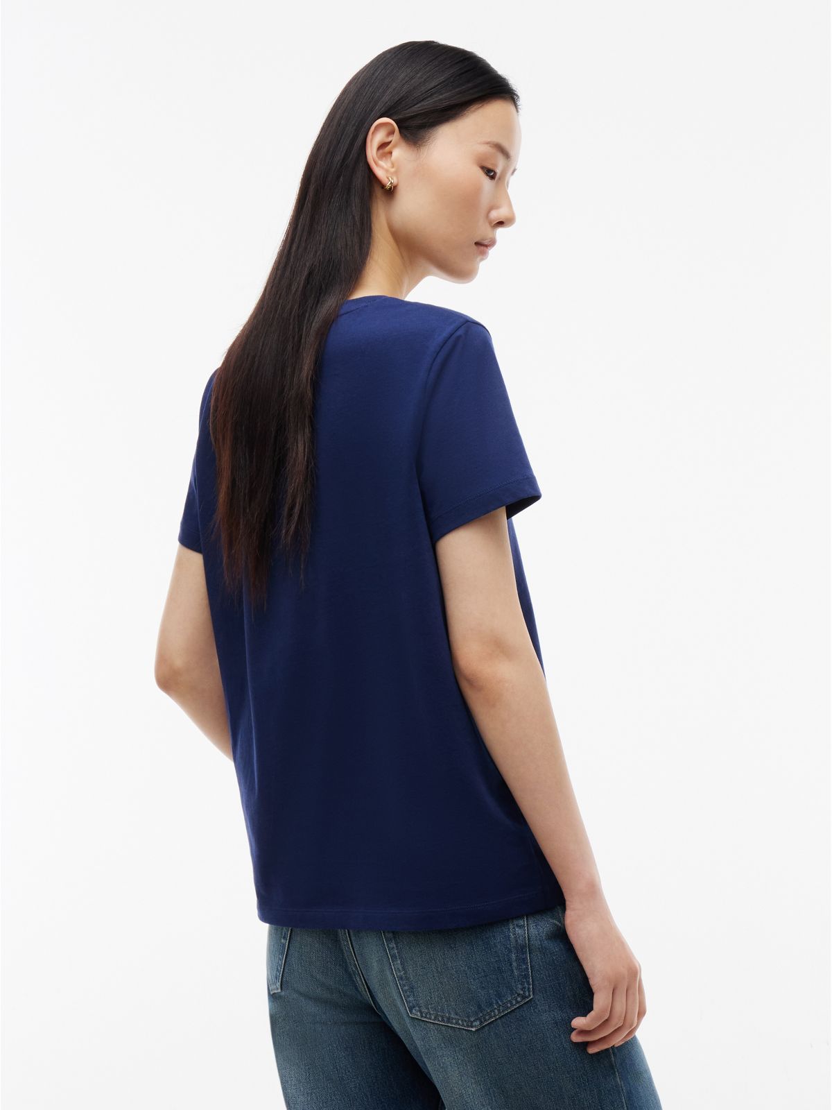 Varsity Tommy Logo T-Shirt — Preppy Navy
