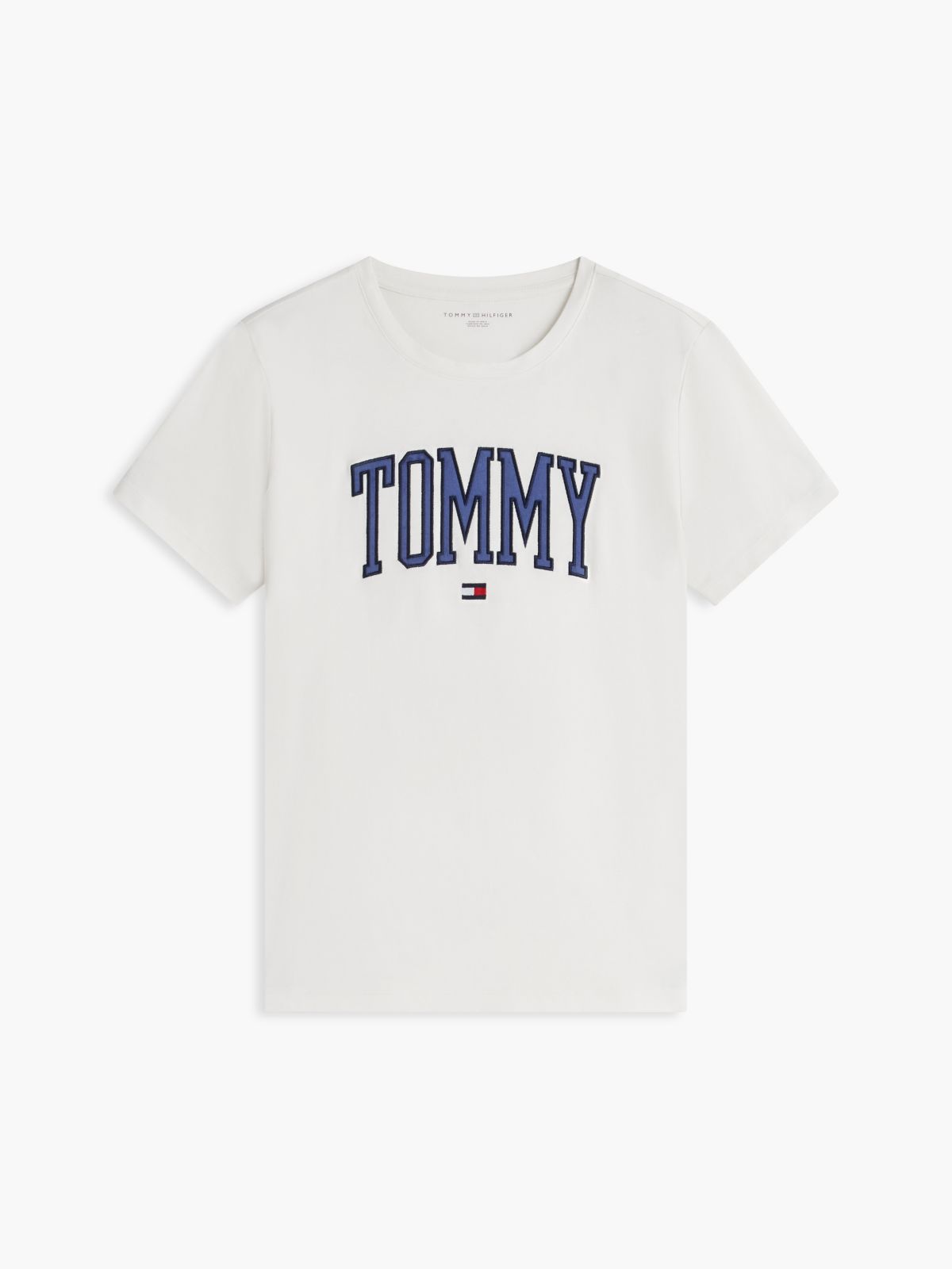 Varsity Tommy Logo T-Shirt — Ivory