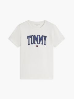 Varsity Tommy Logo T-Shirt — Ivory 5