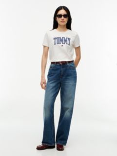 Varsity Tommy Logo T-Shirt — Ivory 2
