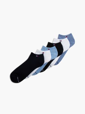 Multicolor Ankle Sock 6-Pack, Dk Blue Heather/Multi