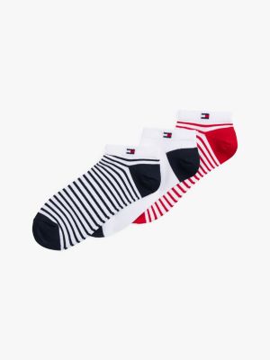 Sport Quarter Top Sock 3-Pack, Lucent White / Multi