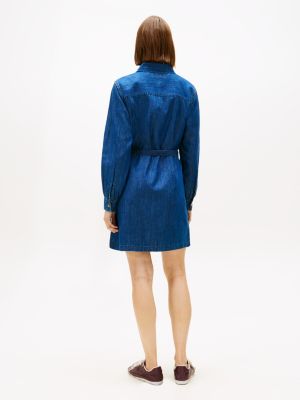 Belted Denim Mini Shirtdress | Tommy Hilfiger