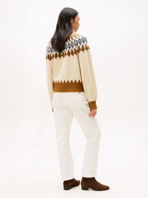 お買得！FAIRISLE MOTIF PULLOVER KNIT Fair Isle Sweater | Tommy Hilfiger USA