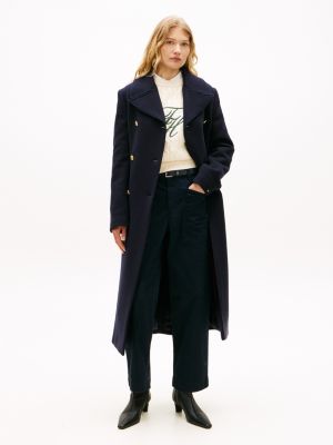 Stretch Wide Leg Utility Pant, Navy