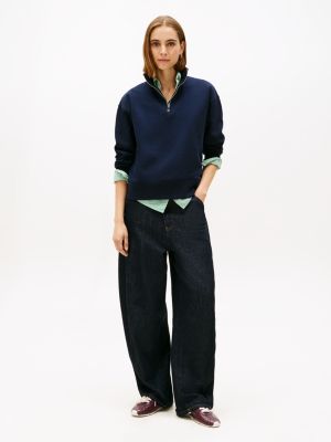 由美 Fleece Quarter-Zip Sweatshirt | Tommy Hilfiger