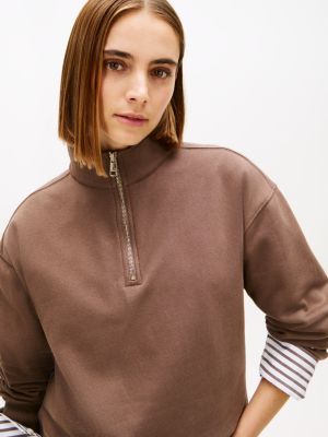Fleece Quarter-Zip Sweatshirt | Tommy Hilfiger USA