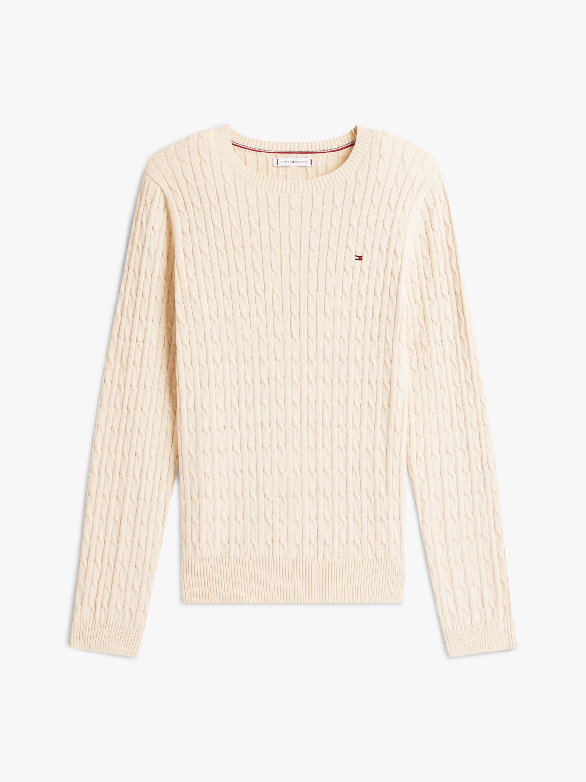 Cable Knit Sweater — Beige