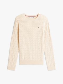 Cable Knit Sweater — Beige 5