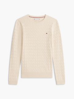 Cable Knit Sweater — Beige 6