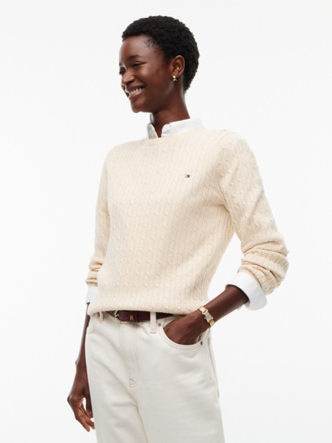 Женские свитеры Tommy Hilfiger Cable Knit Sweater