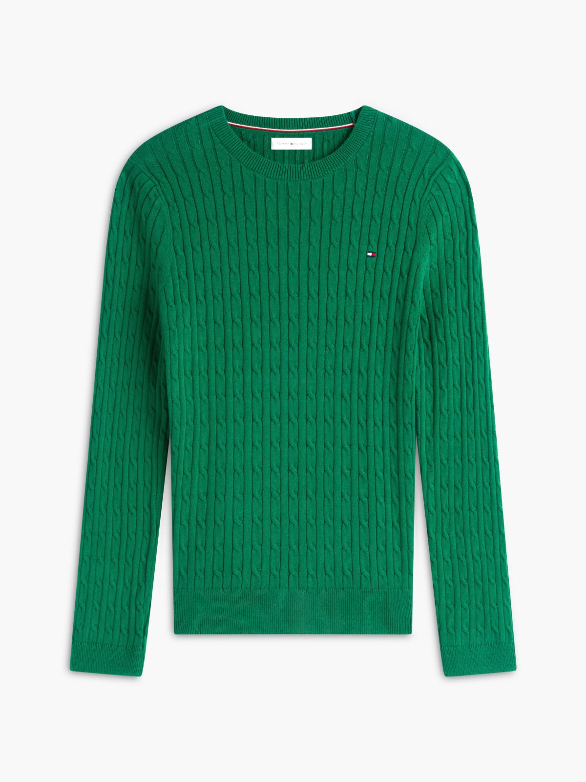 Cable Knit Sweater — Nouveau Green