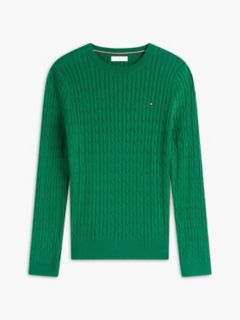 Cable Knit Sweater — Nouveau Green 5