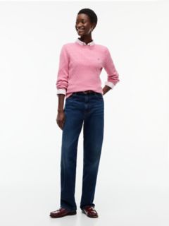 Cable Knit Sweater — Mystic Pink 2