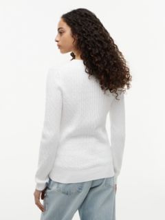 Cable Knit Sweater — Ecru 4