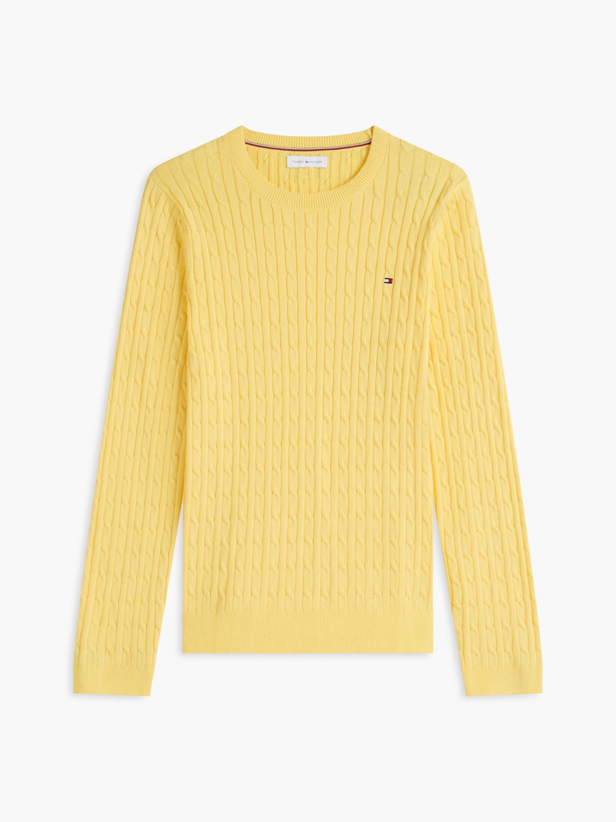 Cable Knit Sweater — Daisy Yellow