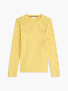 Cable Knit Sweater — Daisy Yellow 5