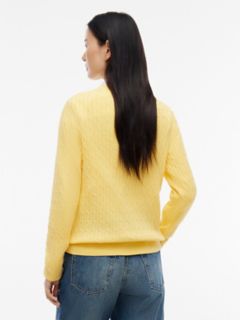 Cable Knit Sweater — Daisy Yellow 4