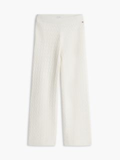 Cable Knit Sweater Pant — Cream 5