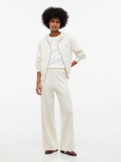 Cable Knit Sweater Pant — Cream 2