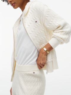 Cable Knit Sweater Pant — Cream 3