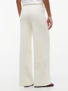 Cable Knit Sweater Pant — Cream 4