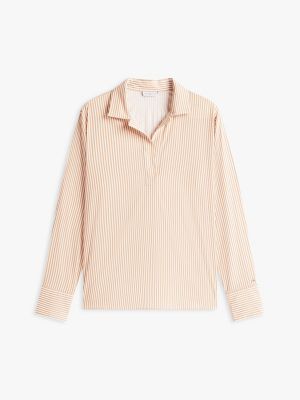 Stripe Pullover Shirt | Tommy Hilfiger USA