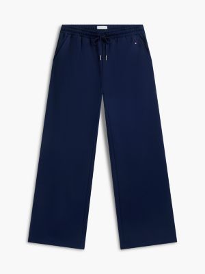 Женские брюки Tommy Hilfiger Straight Leg Sweatpant, цвет: Карбоновый тёмно-синий — фото 5